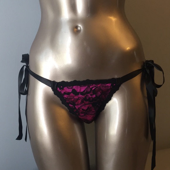 NWT Hanky Panky Cotton Lace Tie bikini Sexy - Picture 2 of 5